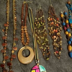 Lot of 10 Beaded Necklaces
